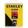 Agrafos Tipo A 6mm 5000 Uni Stanley 1-TRA204-5T