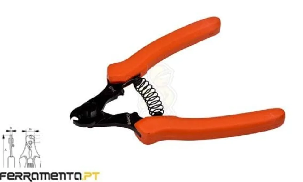 Alicate Corte Cabos de Aço 165mm bahco 2235-160