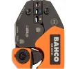 Alicate de cravar com roquete para conectores isolados - Perfil oval 20 AWG -10 AWG Bahco CR OV 01