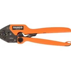 Alicate de cravar com roquete para conectores isolados - Perfil oval 20 AWG -10 AWG Bahco CR OV 01