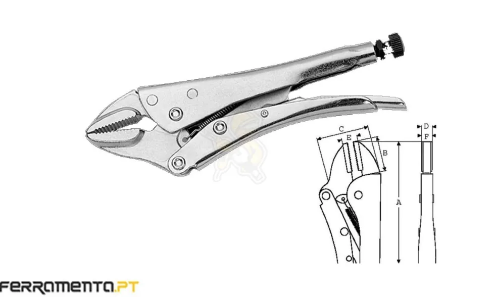 Alicate de Pressão com Cortador Bahco 2958-200