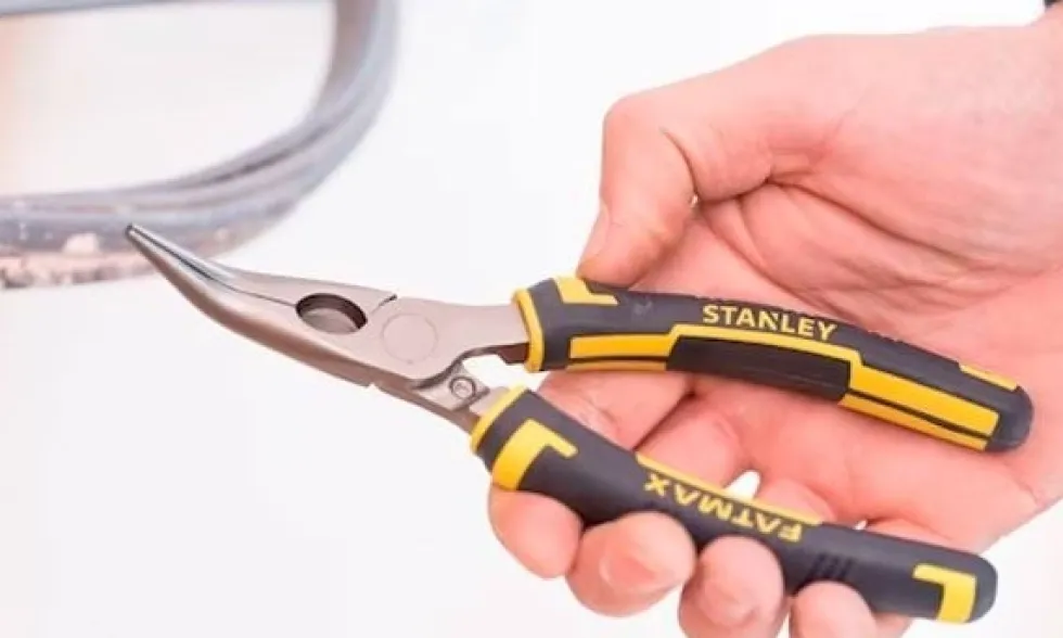 Alicates de Ponta 160 - 200mm Meia Cana Curva Stanley