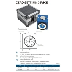 Apalpador de Zero de Comparador Dasqua 1122-9001