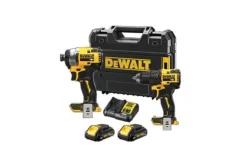 Aparafusadora de Imapcto + Berbequim c/ Percussão DeWalt DCK2062L2T