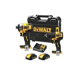 Aparafusadora de Imapcto + Berbequim c/ Percussão DeWalt DCK2062L2T