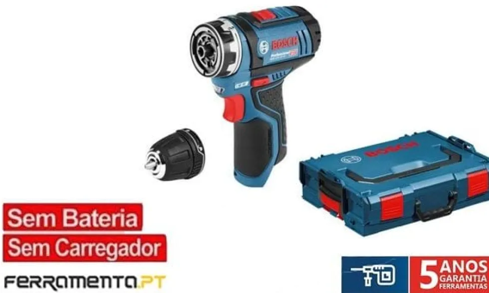 Aparafusadora FlexiClick GSR 12V-15 FC + L-BOXX Bosch