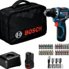 Aparafusadora GSR 12V-32 + Bolsa + Kit Pontas Bosch 06019N7004