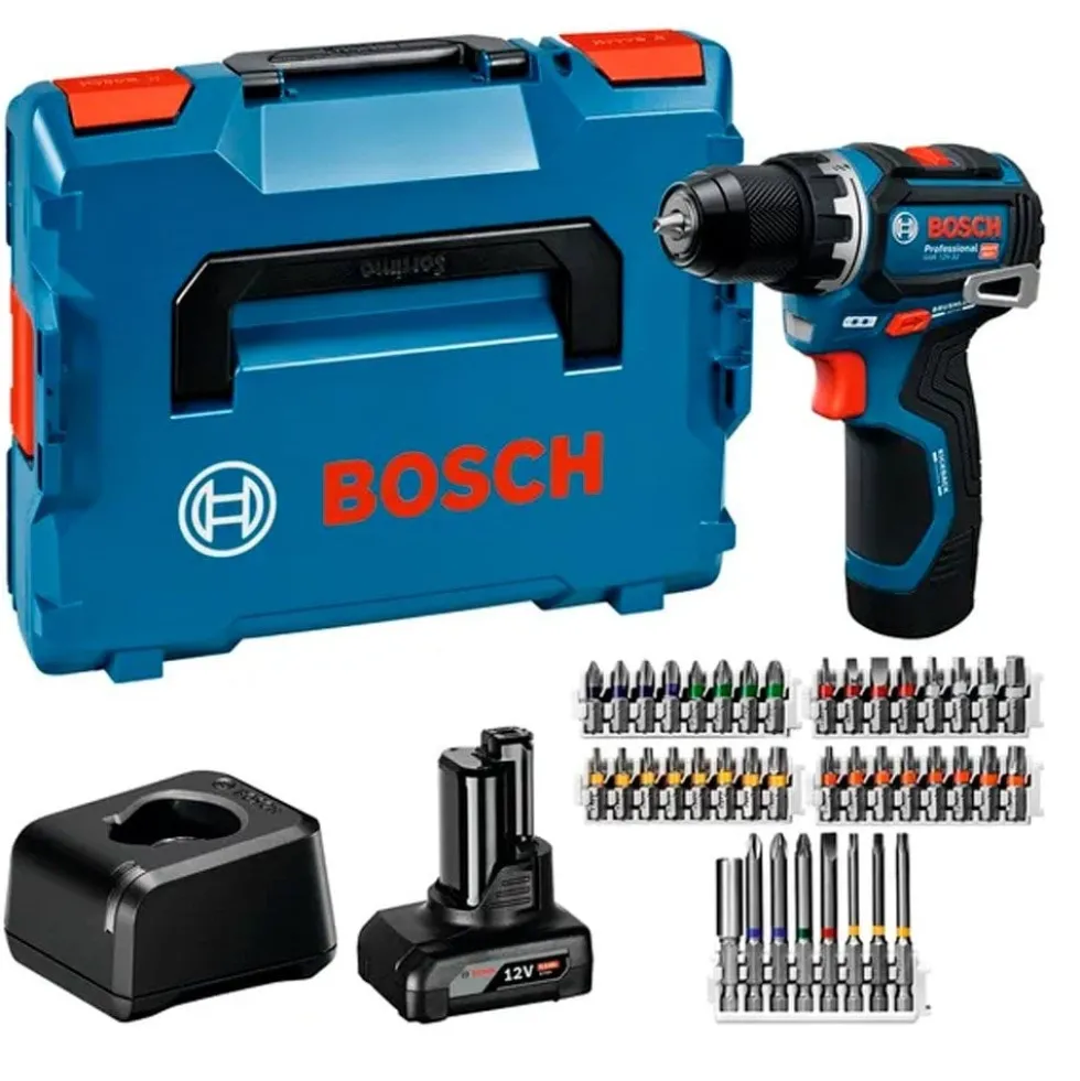 Aparafusadora GSR 12V-32 + Kit pontas Bosch 06019N7005