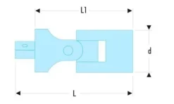 Articulação Cardan Universal 1/4" Facom R.240A