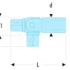 Articulação com junta de joelho 3/4" Facom K.140A