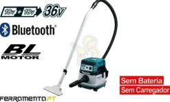 Aspirador a Bateria 18Vx2V Makita DVC864LZ