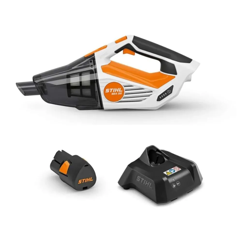 Aspirador SEA 20 c/ Acessórios + Bateria + Carregador 0,1 kW Stihl SA030117315
