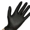 Balde de Luvas Vulcão Pretas Diamante 150Uni – XL Mundo Guante 15080XL