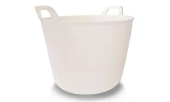 Balde Plástico Crema 40L Rubi 88723