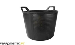 Balde Plástico Preto 55L Rubi 88774