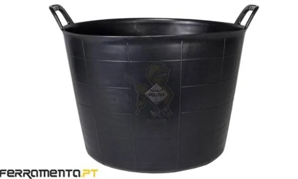 Balde Plástico Preto 40L Rubi 88773