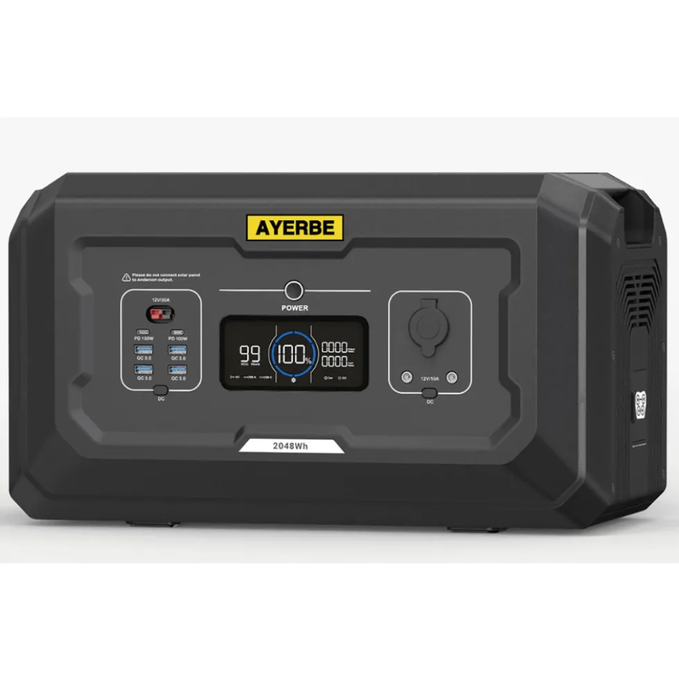Bateria Externa 2048Whpara Estações de Energia Ayerbe 5447035