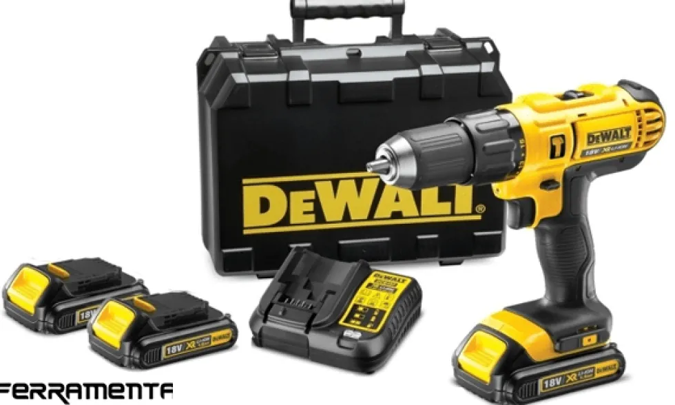 Berbequim Aparafusador C/ Percussão 18V Dewalt DCD776C3-QW