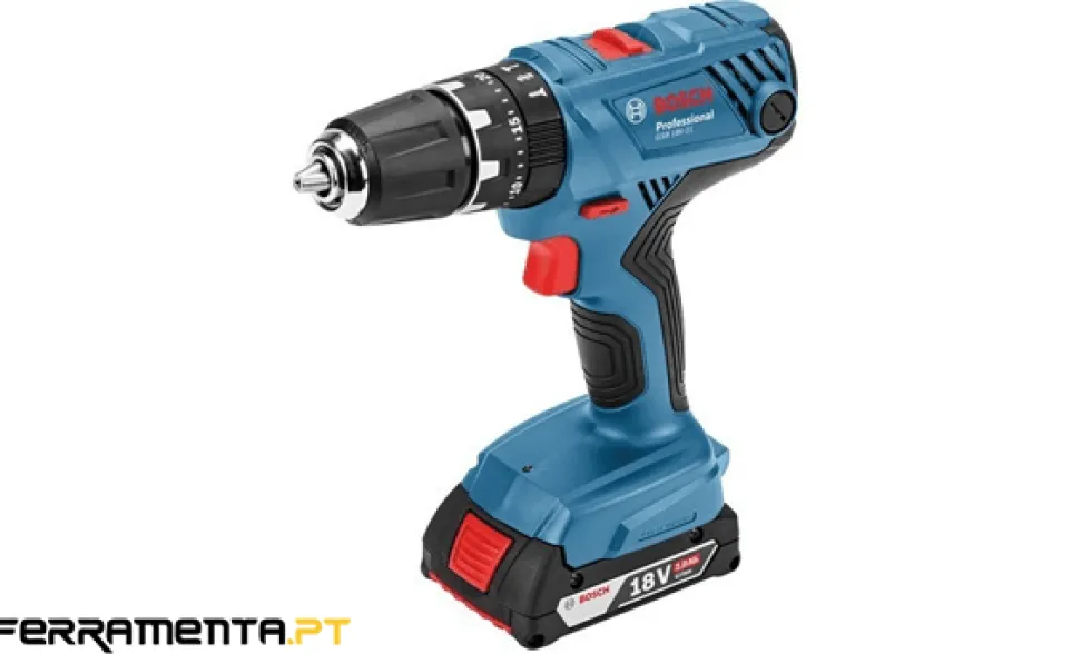 Berbequim com percussão Bosch GSB 18V-21