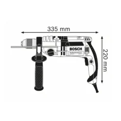 Berbequim com percussão Bosch GSB 24-2 Professional