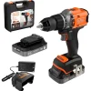 Berbequim Com Percussão Brushless 18V 2Ah Black & Decker BLD683D2XK-QW