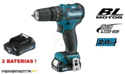 Berbequim com percussão 10,8V Makita HP332DSAE