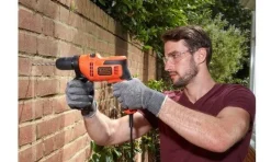 Berbequim com Percussão 500W Black & Decker BEH200-QS