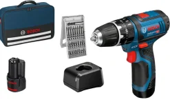 Berbequim c/ Percussão 2,0Ah Bosch GSB 12V-15 Professional 06019B690K