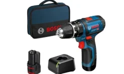 Berbequim c/ Percussão 12V 2,0Ah Bosch GSB 12V-15