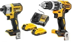 Berbequim DCD796 + Aparafusadora Impacto DCF887 Dewalt Kit DWK211