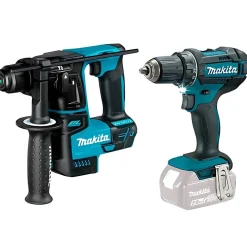 Berbequim DDF482Z + Martelo 18V DHR171Z Makita DDF482PRO4