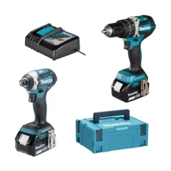 Berbequim DHP484+ Aparafusadora de Impacto DTD154Z Makita DHP484PRO5