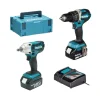Berbequim DHP484+ Chave de Impacto DTW190 Makita DHP484PRO1