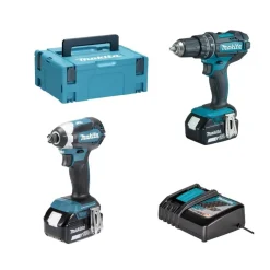 Berbequim DHP482Z + Aparafusadora de Impacto Makita DHP482PRO9
