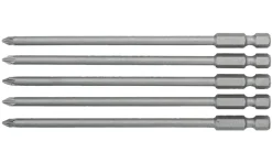 Bits Para Parafusos Pozidriv Pz3 125mm 5Un Bahco 59S/125PZ3