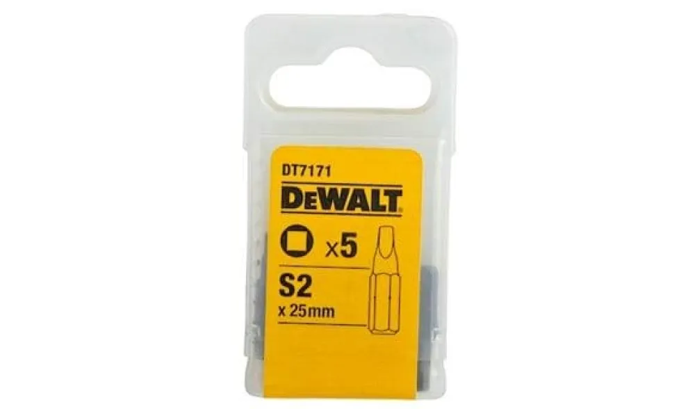 Bits Quadradas 25 mm No.2 Dewalt DT7171-QZ