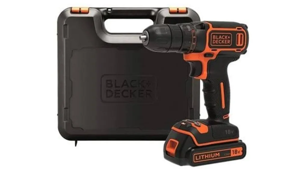 Black & Decker Berbequim Aparafusador 18V 1.5Ah BDCDC18K-QW
