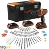 Black & Decker Berbequim com Percussão 18V BDCHD181B3A-QW