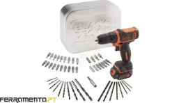 Black & Decker Berbequim 10,8V + 50 Acessórios BDCDD12AT-QW