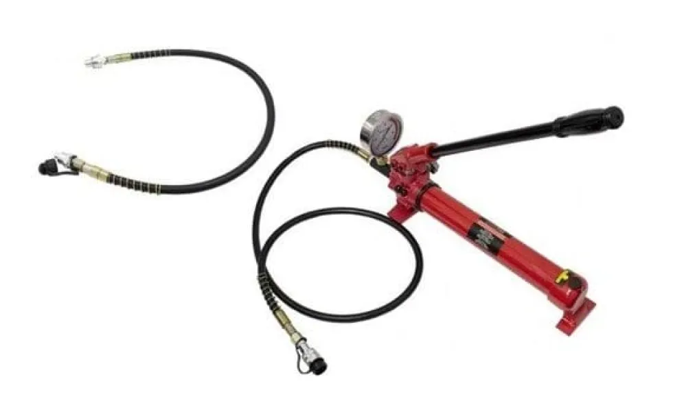 Bomba Hidráulica Manual c/ Manómetro 3/8” Kroftools 8457