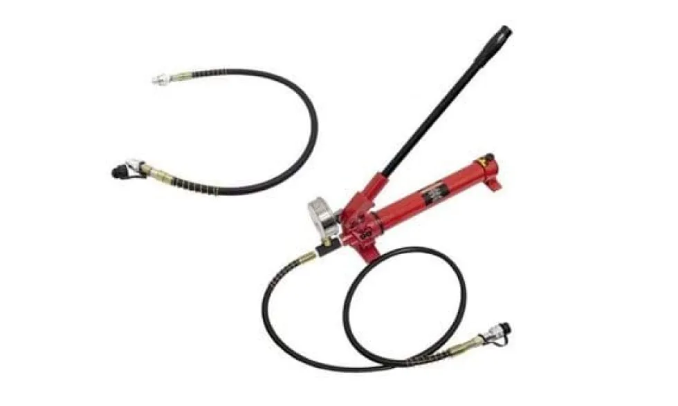 Bomba Hidráulica Manual c/ Manómetro 3/8” Kroftools 8457