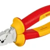 Bosch Professional Alicate Cravar Isolado VDE - 180 mm com 9 posições de Regulação Terminais de 0,25 mm² a 16 mm²