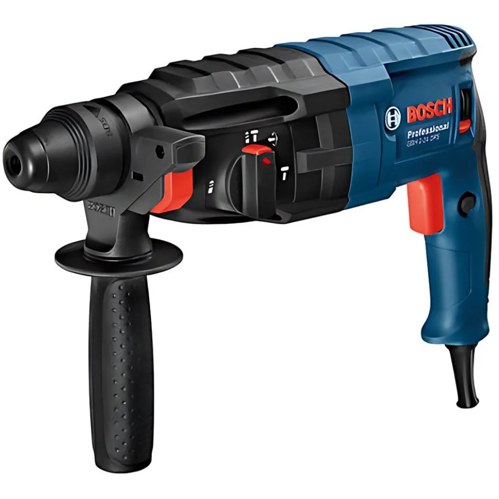 Bosch Professional Martelo Perfurador Plus GBH 240 com Limite Profundidade,Punho Auxiliar+Mala