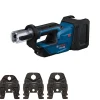 Bosch Professional Máquina Prensar Tubos sem Fio GPT 18V-19 com Kit 3 Mordentes M(15/22/28)+Mala L-BOXX 238