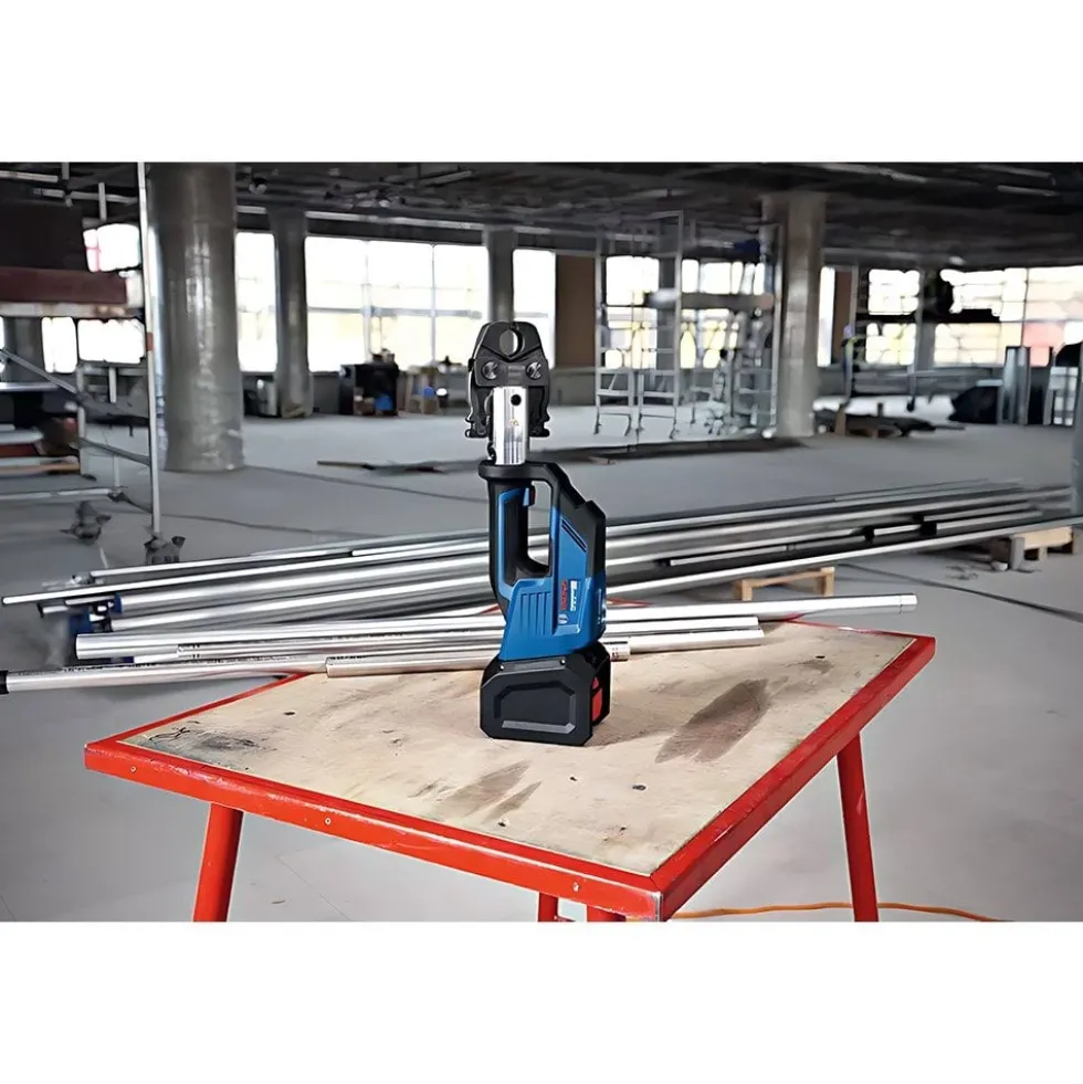 Bosch Professional Máquina Prensar Tubos sem Fio GPT 18V-19 com Kit 3 Mordentes SV(15/22/28)+Mala L-BOXX 238