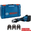 Bosch Professional Máquina Prensar Tubos sem Fio GPT 18V-32 com Kit 3 Mordentes U(16/20/25)+Mala L-BOXX 238