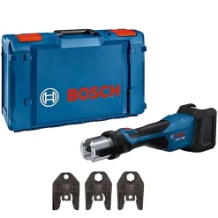 Bosch Professional Máquina Prensar Tubos sem Fio GPT 18V-32 com Kit 3 Mordentes U(16/20/25)+Mala L-BOXX 238