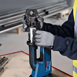 Bosch Professional Máquina Prensar Tubos sem Fio GPT 18V-19 com Kit 3 Mordentes U(16/20/25)+Mala L-BOXX 238