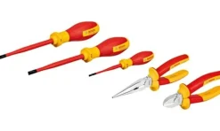 Bosch Professional Set Misto 5 und - Alicate Corte Lateral 160 mm+Alicate Recto Ponta Larga 200 mm+3 Chave Fenda SL 3,5 / SL 6,5 / PH 2