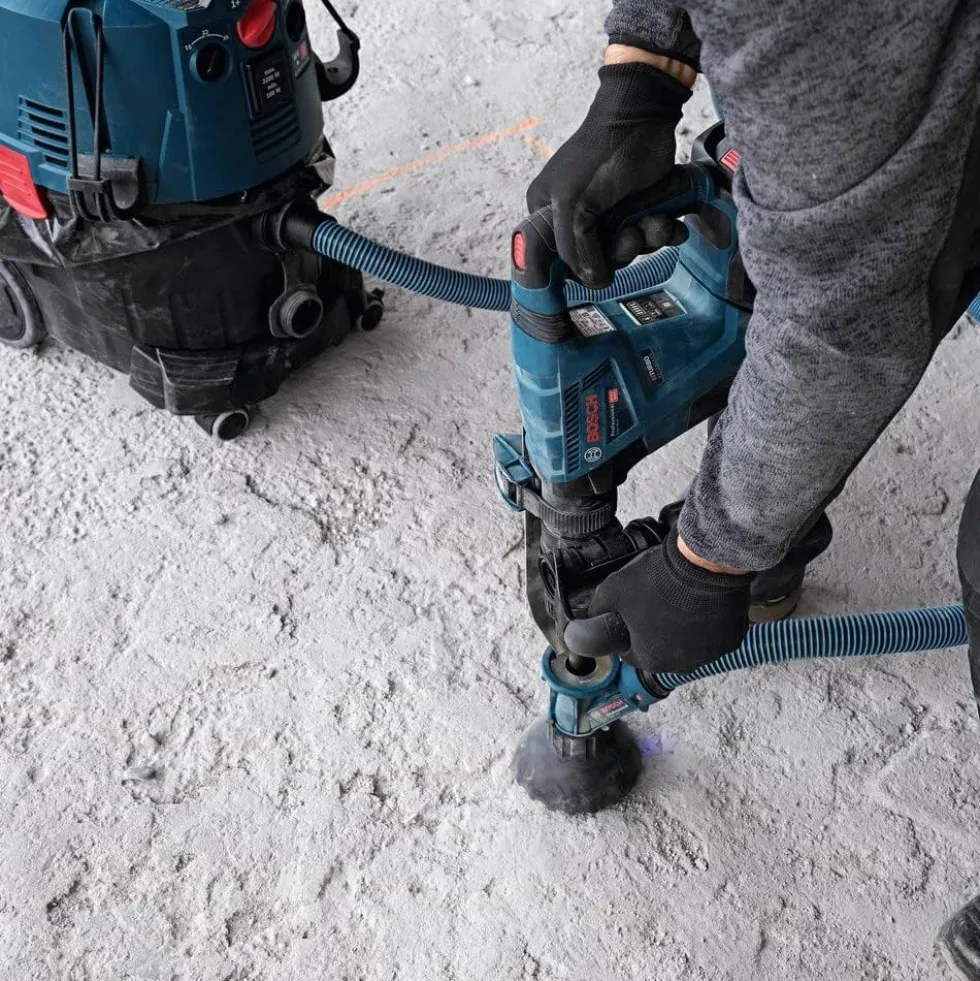 Bosch Professional Sistema Aspiração Martelo Max GDE max com Bocal Sucção Formões,Tampa Sucção Bujardamento,Fixadores Ferramentas